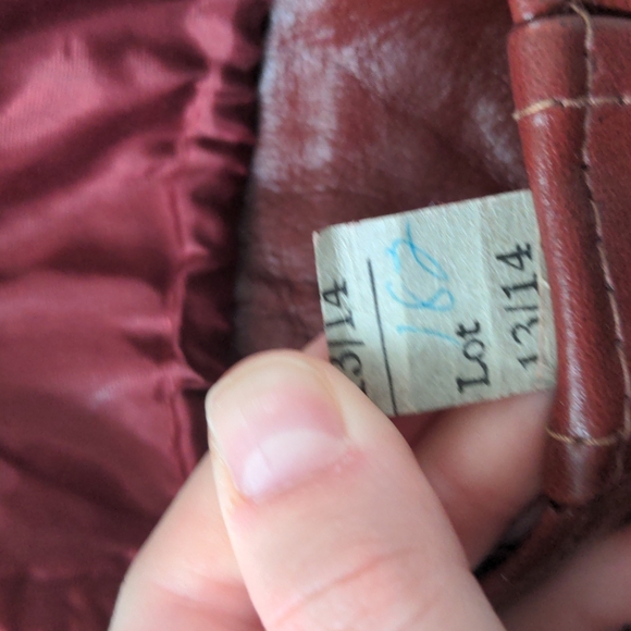 Vintage Faux Leather Trench Coat - Picture 9 of 13